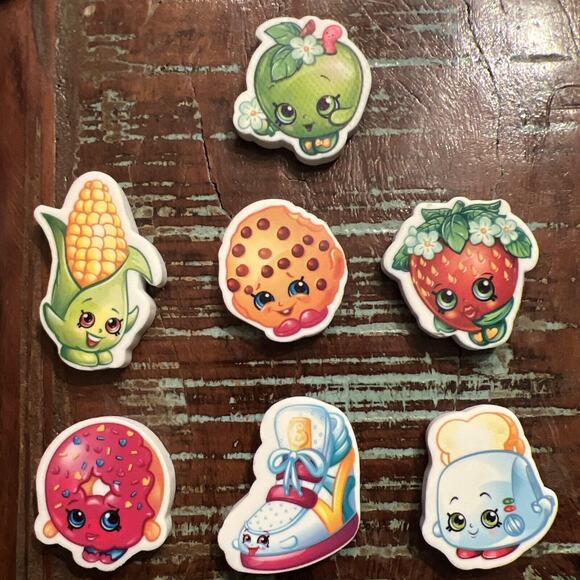 Lot Of 15 2013 Shopkins Erasers Various Sizes And Styles - Picture 7 of 8